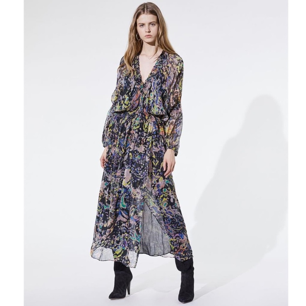 IRO Ramona chiffon midi dress XS